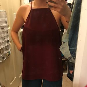 High Neck American Apparel Tank